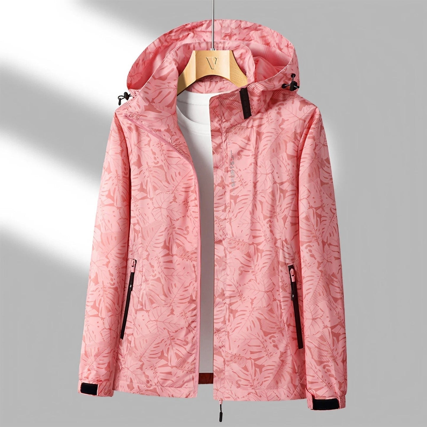 Stilzeits | Damen Zip Hoodie mit Wasserabweisender Verarbeitung