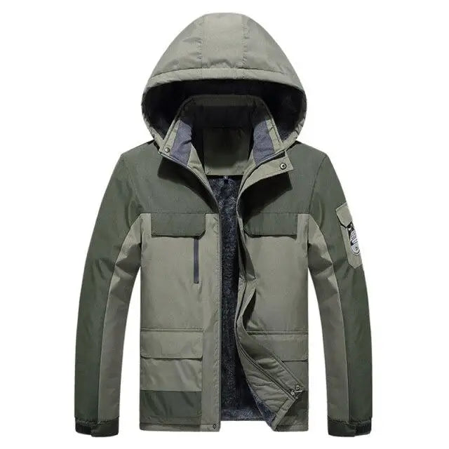 Stilzeits | Herren Parka - Military Green Windbreaker