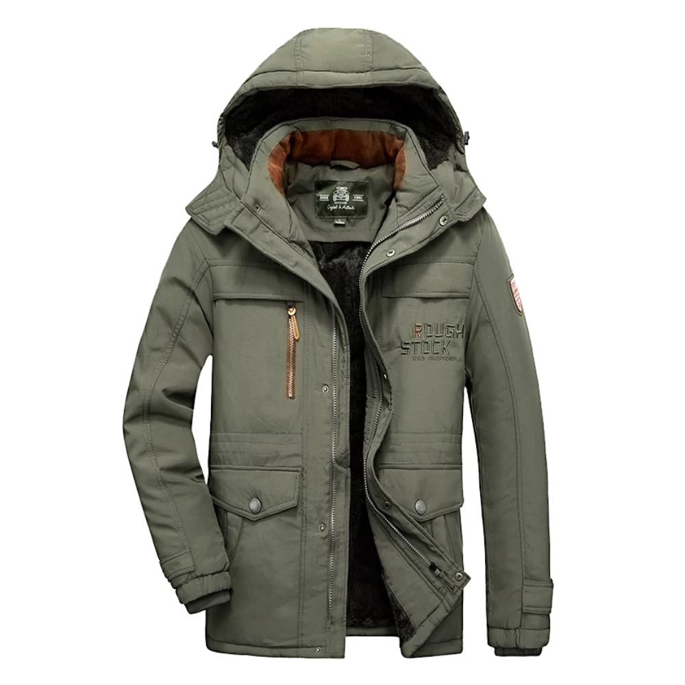 Stilzeits | Herrenmantel mit Kapuze