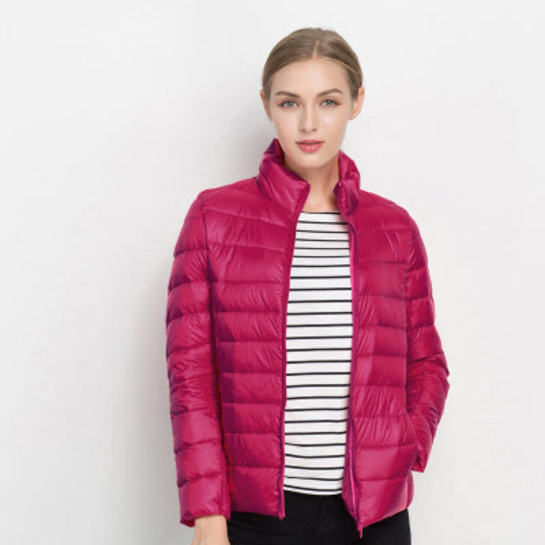 Stilzeits | Damen Steppjacke mit Langen Ärmeln und Warmem Futter