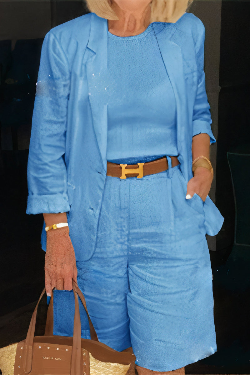 Stylish Blazer and Trousers Set - Cilly