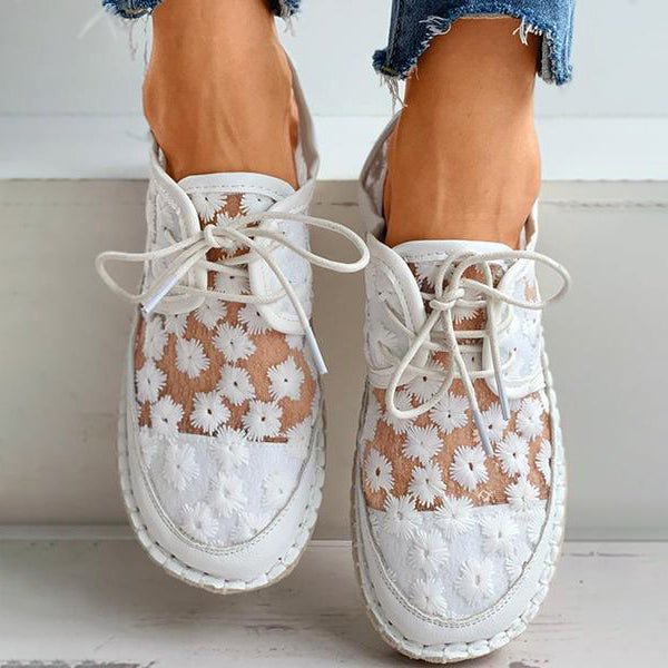 Eve Orthopädische gestickte Sneaker