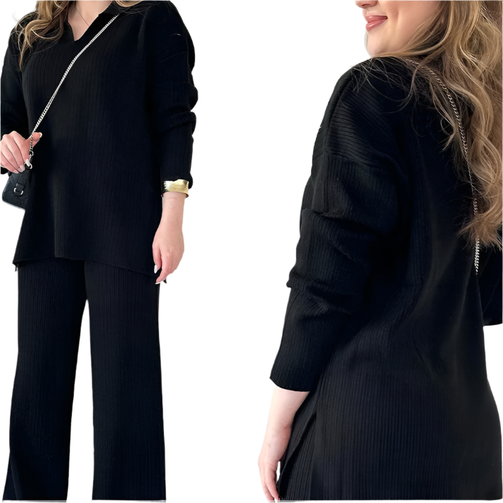 Stilzeits | Zweiteiliges Übergröße Loungewear Satz