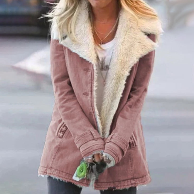 Stilzeits | Winterjacke mit Reverskragen für Damen