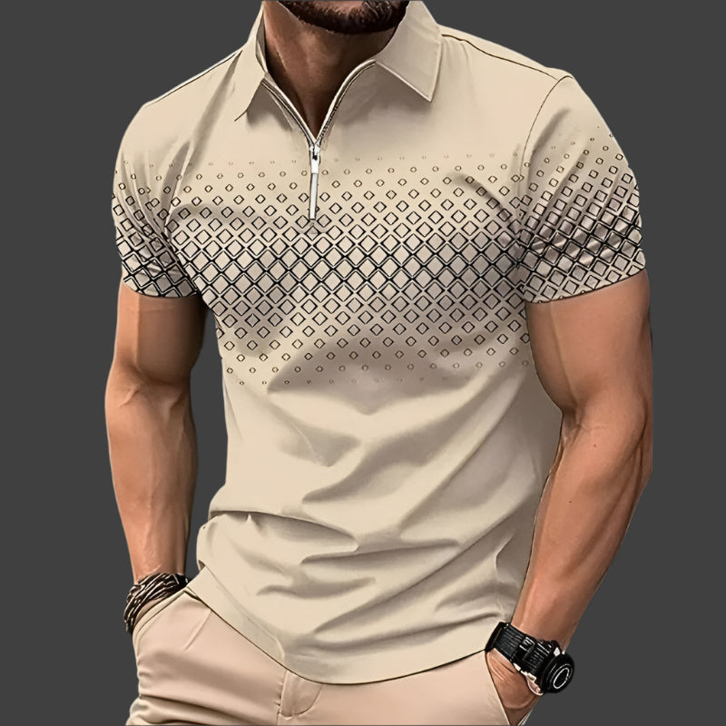Sommerliches Poloshirt von Lorenz im modernen Design