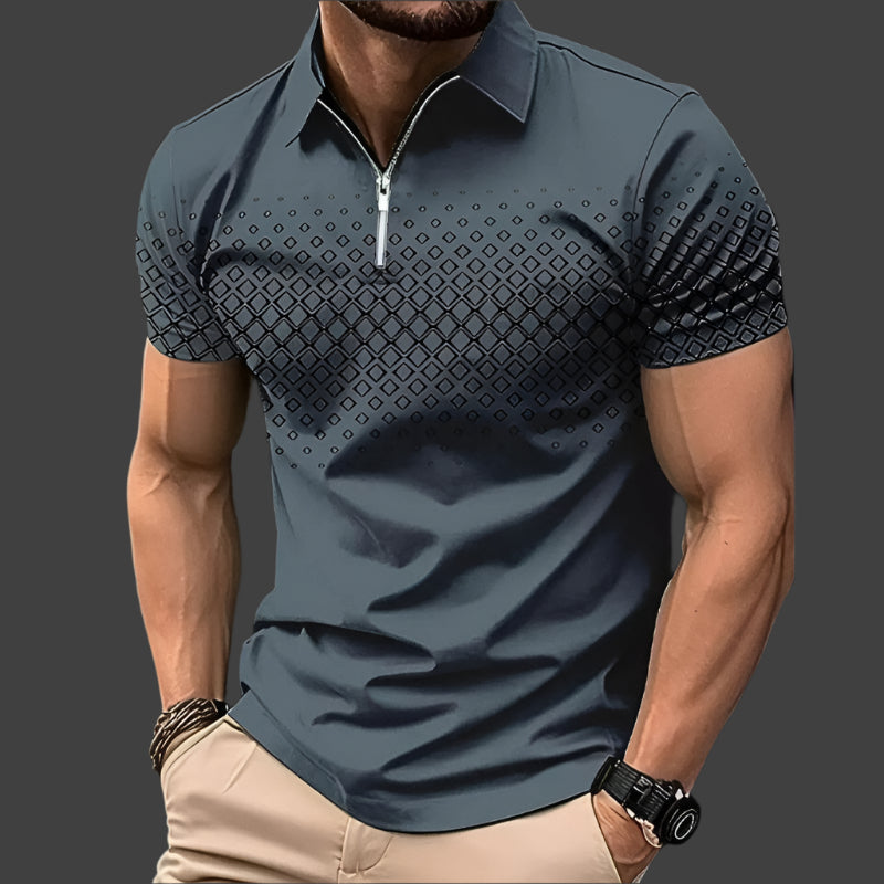 Sommerliches Poloshirt von Lorenz im modernen Design