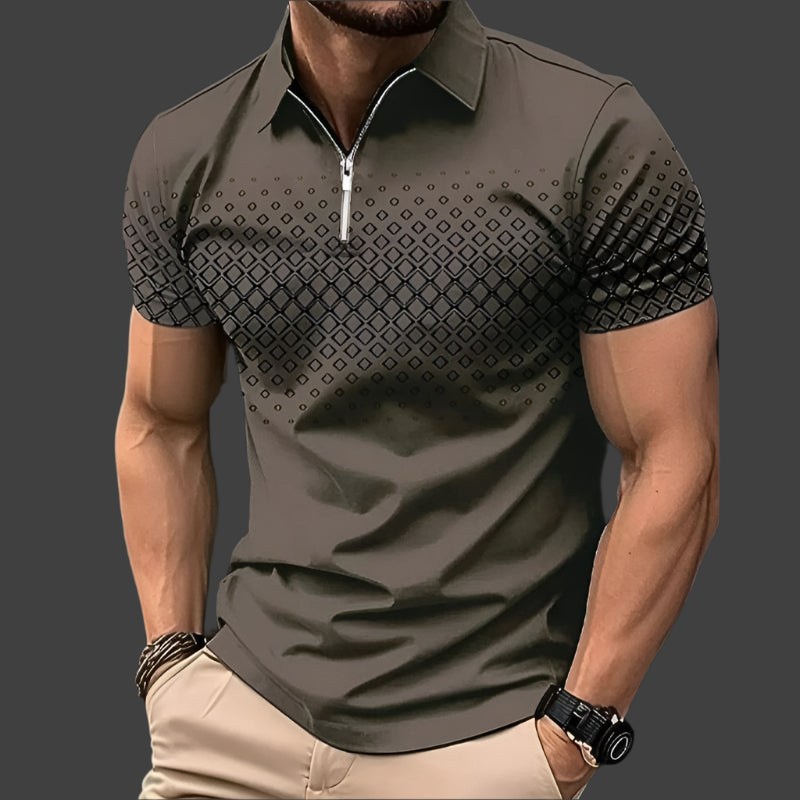 Sommerliches Poloshirt von Lorenz im modernen Design