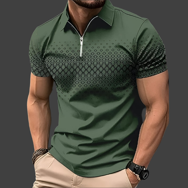 Sommerliches Poloshirt von Lorenz im modernen Design