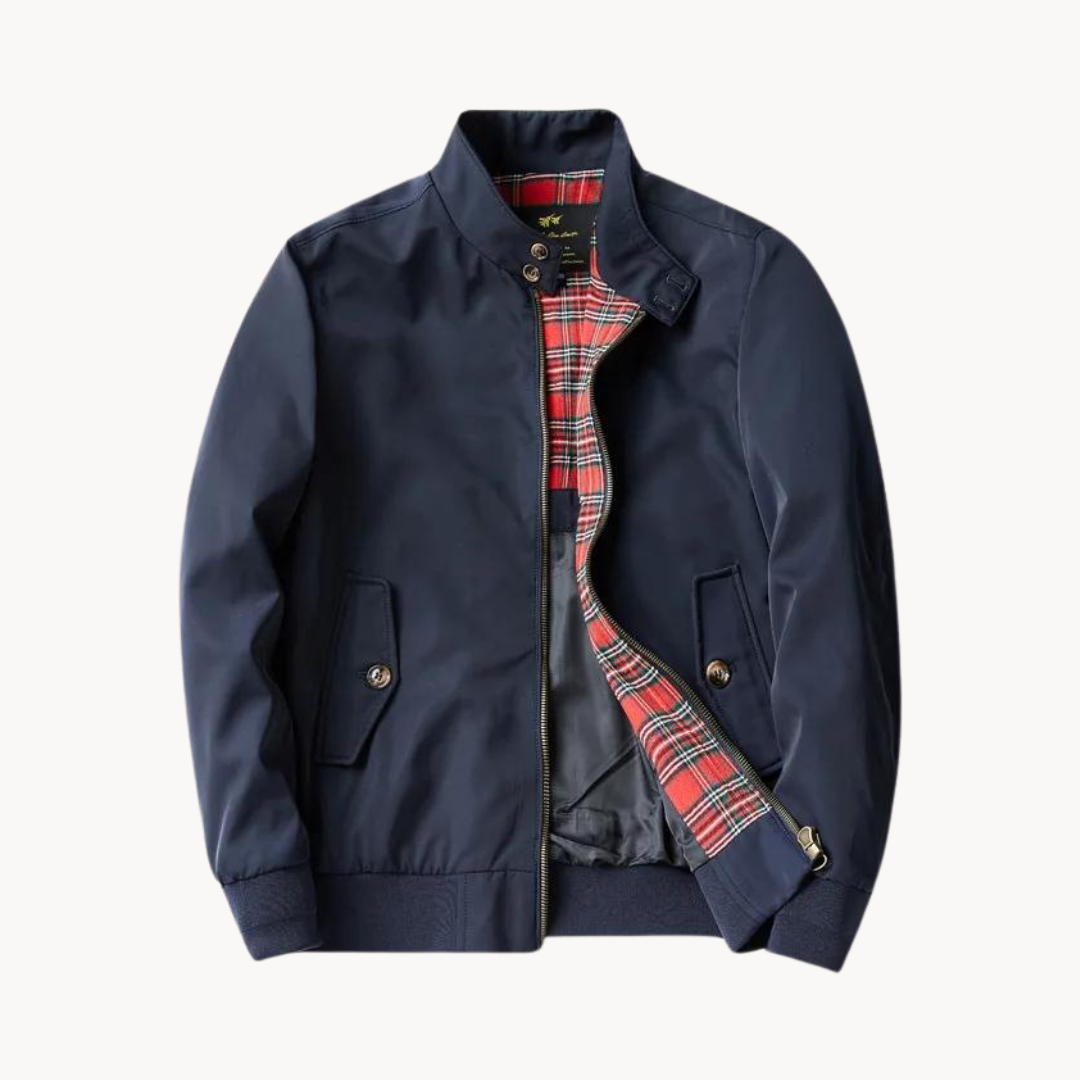 Stilzeits | Herren Camden Heritage Harrington Jacke - Tartanmuster gefüttert