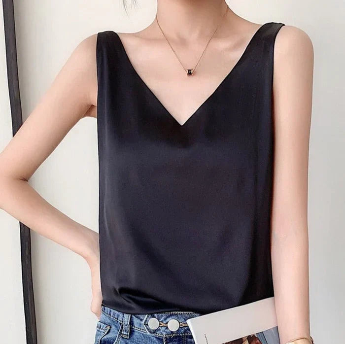 Seidig weiches, elegantes und luftiges Damen-Tanktop von Fudus