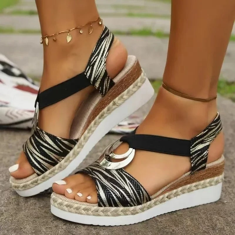 Adeline - Damen Sandalen mit Keilabsatz