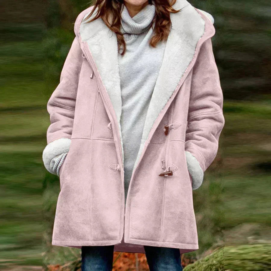 Stilzeits | Winterjacke elegante Fleece-Futter - stilvolle warme Oberbekleidung für kalte Tage
