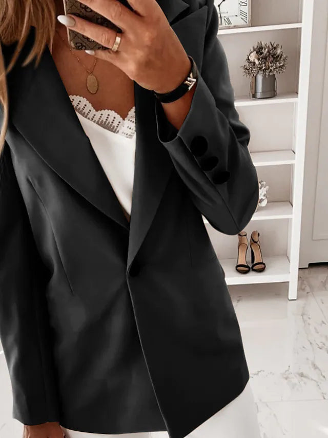 Unkomplizierter Ein-Knopf-Blazer